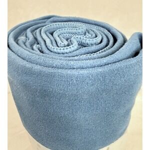 Manduka eQua Yoga Towel Poseidon Blue 26.5x72 Microfiber Gym Travel New